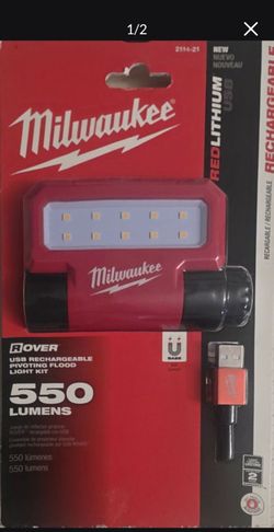 Milwaukee 550 Lumens LED REDLITHIUM USB