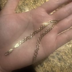 14k 3.2 link bracelet/esclava