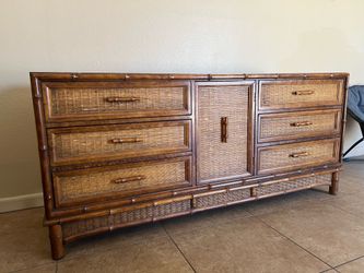 Bamboo Style TV Stand, 68” L, 18.75” W, 31” H