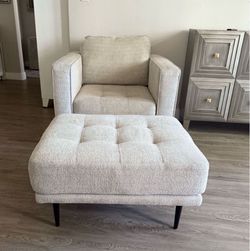 Chair & Ottoman