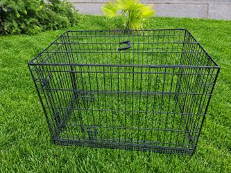 Large Black Wire Dog Crate