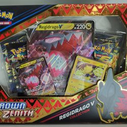 Pokemon TCG, Regidrago v Collection, Sword & Shield, Crown Zenith, New/ Factory Sealed