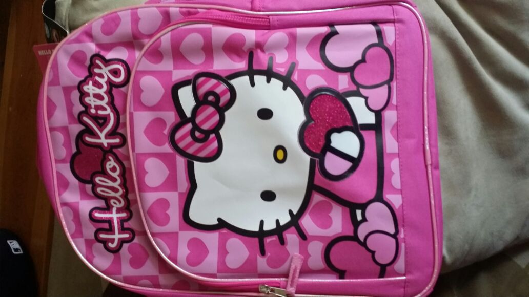 Girls hello kitty backpack