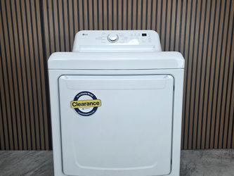 LG 7.3 cu. ft. Electric Dryer with Sensor Dry Technology, Speed Dry, Wrinkle Care Option in White (DLE7000W-D-R902)