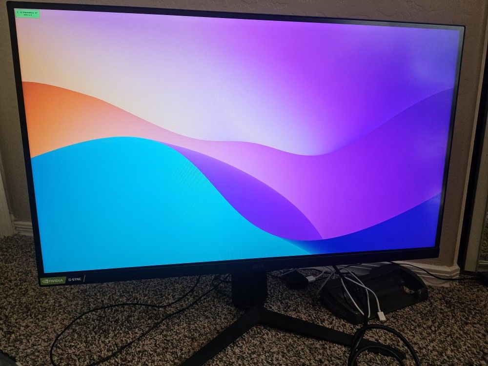 LG 27 Inch 165hz Gaming Monitor