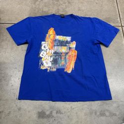 vintage Marithé et François Girbaud blue big logo shirt size xxl