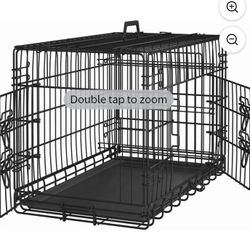 Yaheetech 30'' Folding Metal Wire Pet Kennel