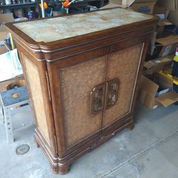 Maitland-Smith Chinoiserie Wine Cabinet 