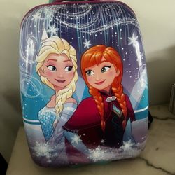 Frozen Hard Case Suitcase W Mini Backpack 