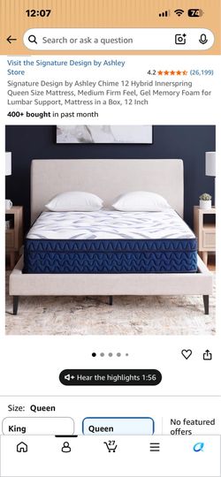Queen mattress (new)