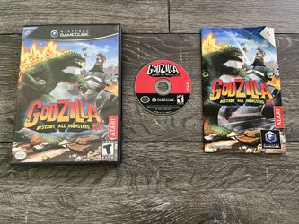 Godzilla Destroy All Monsters Mele Nintendo GameCube Complete with Manual