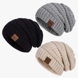 Beanies for Winter 3 Pack