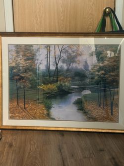 Gorgeous Regal antique picture -  Includes frame!