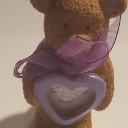 4" Bear With Heart My Grandma Is The Beary Best Figurine 