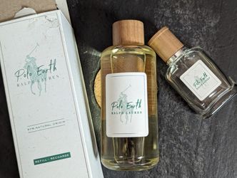 Rare Ralph Lauren Polo Earth Travel Bottle And 6.7oz Refill Edt Summer Fragrance Cologne 