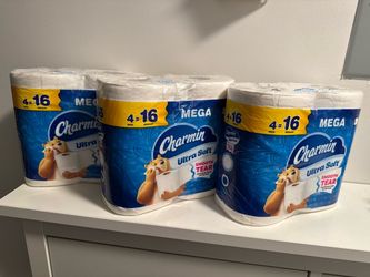 $4.50 each Charmin Ultra Soft Mega Roll Toilet Paper