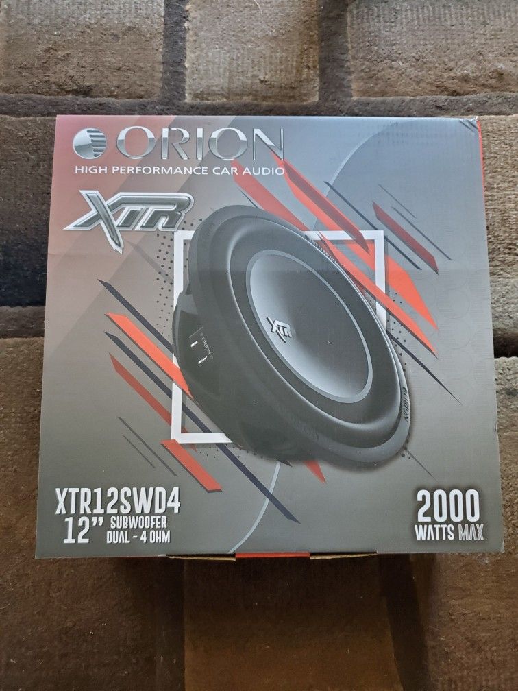 12 Inch Subwoofer Orion XTR Slim