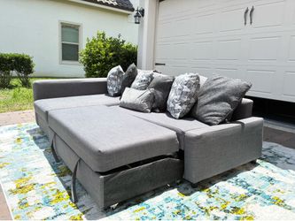 Gray  Storage Sectional Sofsa/couch