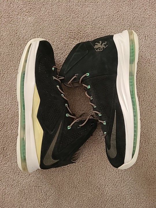 Nike LeBron 10 "Black Suede " 2013 Size 12 Men