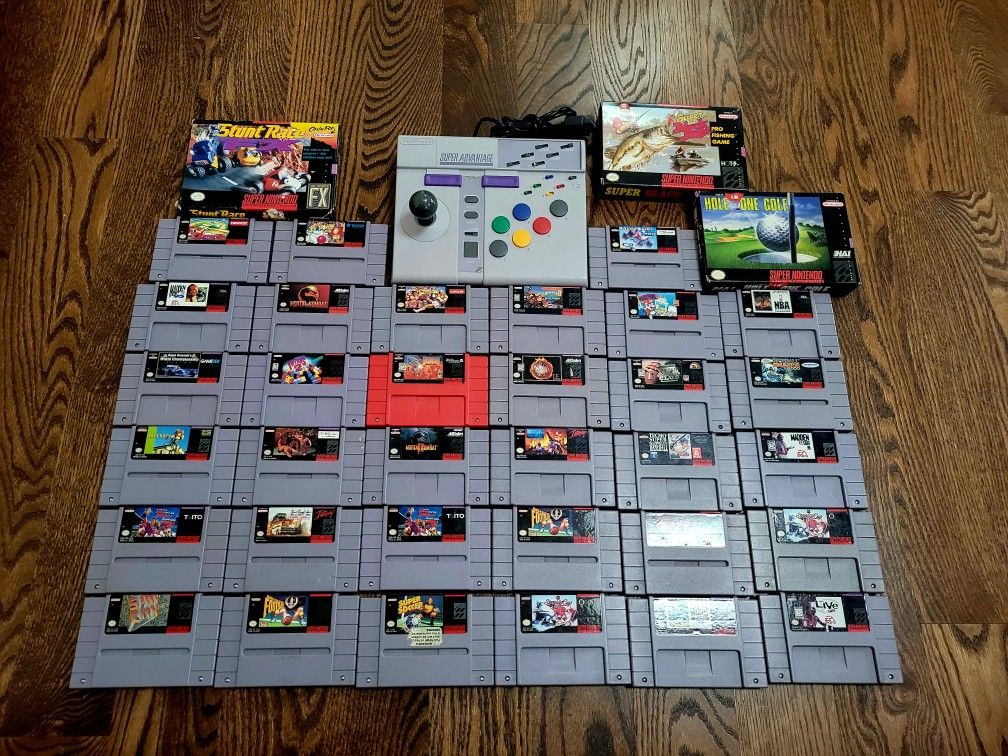 Super Nintendo SNES Games