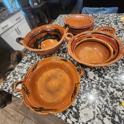 Ollas y Platos de barro