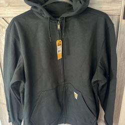 Carhart Black zip up Hoodie (Brand New)