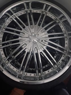 4 rims and tires set.255/30/24