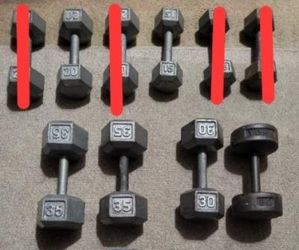 Weights Dumbells Bench $.75 Per Pound