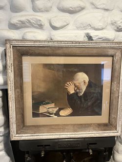 “Grace” Print,  Vintage Frame