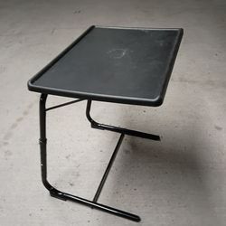 TV Tray Table, Portable Desk Folding Dinner Tray, Couch Table Trays for Eating Snack Food, Portable Laptop Desk, Adjustable 6 Heights 3 Tilt Angle , 2