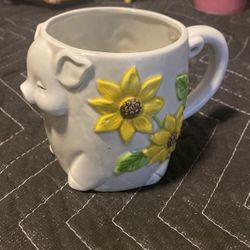 3D Pig Flower Cup