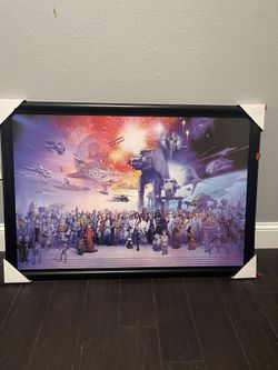 Star Wars Framed Photo 27x38