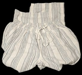 Briggs Linen Wide Leg Capri Pants