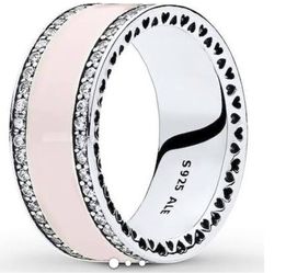 SS: Pink Hearts of PANDORA Band Ring