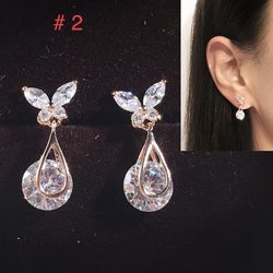 (mix) 2pcs for $12 Korean Fashion Earrings
