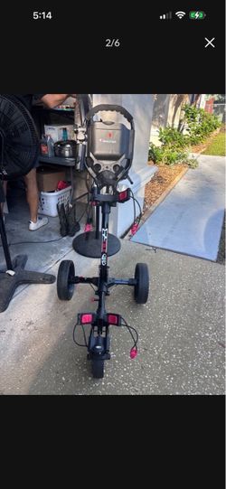 World of Golf 3-Wheel Push Golf Cart 360 turn