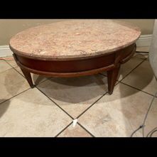 Vintage Coffee table marble top