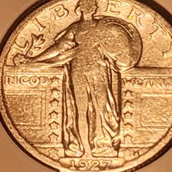 1927 Standing Liberty Quarter Dollar