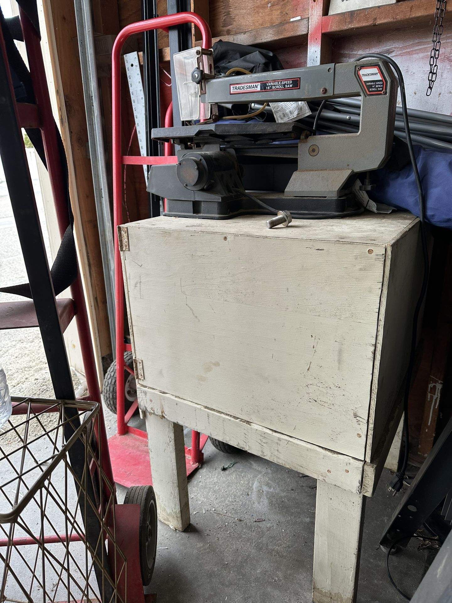 Scroll Saw With Table (Vintage)