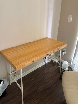 Ikea wood desk
