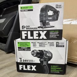 Flex 24v Compact Drill And Jigsaw Battery Charger & Bag