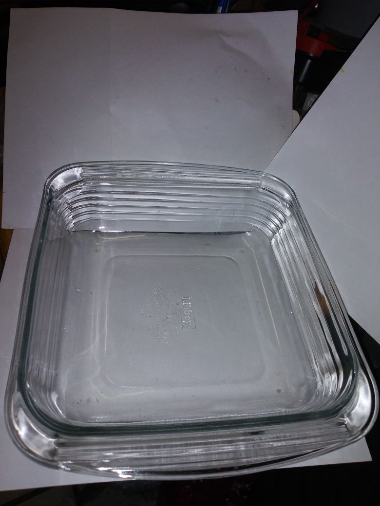 VINTAGE LIBBEY GLASS CASSEROLE