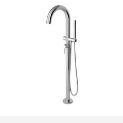 American Standard Floor Mounted Tub Filler with Built-In Diverter - Includes Hand Shower

Model:(contact info removed).002

