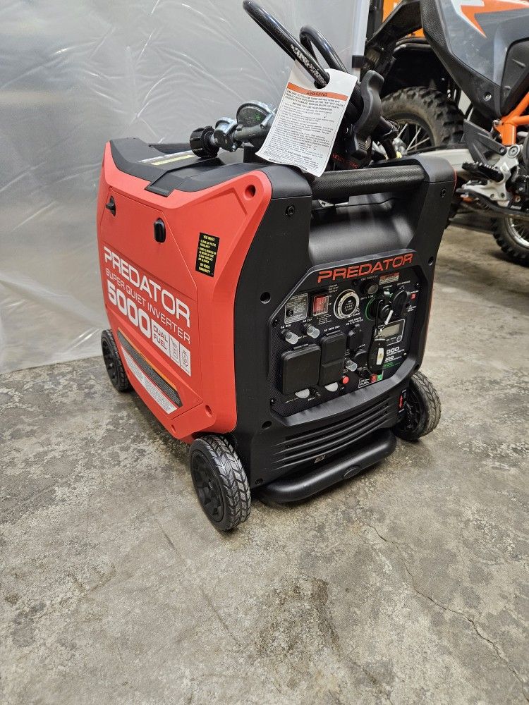 Predator 5000 Dual Fuel Quiet Generator for Sale in Orting, WA OfferUp