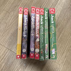 .Hack - 7x Manga Lot - Tokyo Pop - Paperback - English - Used