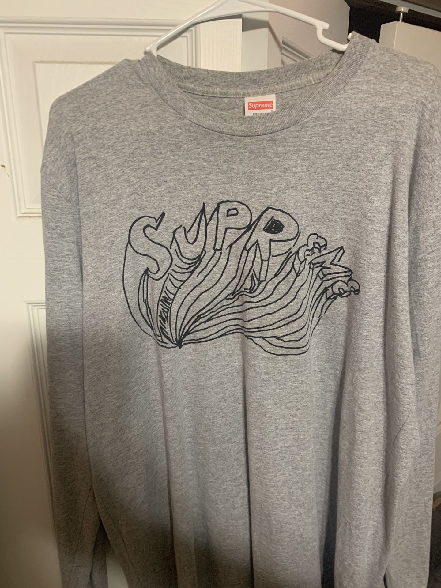 Supreme Size L Daniel Johnston Long Sleeve
