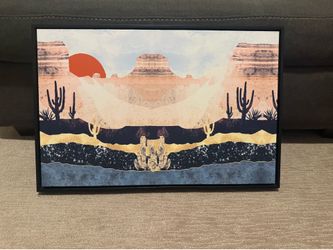 Desert Landscape Framed Print