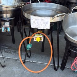 Comal De Accero Para Freir Con Vase Alta I Quemador Nuevo