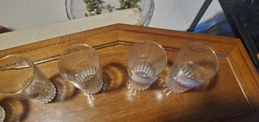 6 Caulier Beer German Glasses