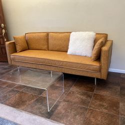 Leather Sofa Couch Delivery Available 